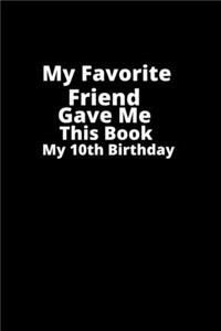 My Favorite Friend gave me this book my 10th birthday!