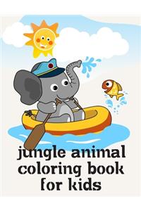 Jungle Animal Coloring Book For Kids