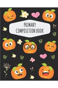 Pumpkin Primary Composition Book