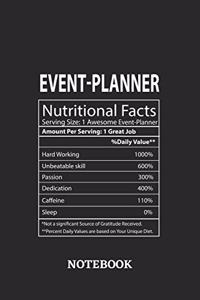Nutritional Facts Event-Planner Awesome Notebook
