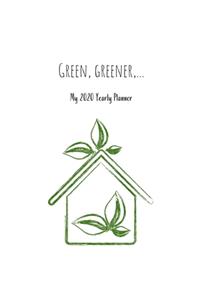 Green, greener, ... - My 2020 Yearly planner