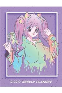 2020 Anime Weekly Planner dated with to do notes
