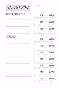 Daily Planner To Do List - Prioritize Tasks