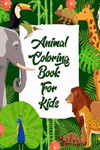 animal coloring book for kids