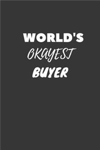 World's Okayest Buyer Notebook