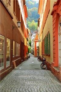 Orange Buildings, Narrow Alley in Heidelberg, Germany Journal