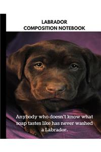 Labrador Composition Notebook