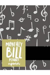 Monthly Bill Planner Organizer