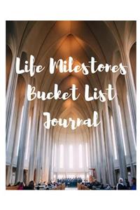 Life Milestones Bucket List Journal