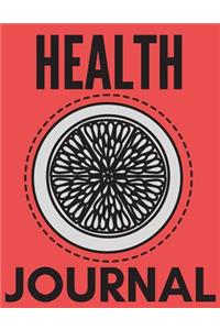 Health Journal: Blank Recipe Book, Recipe Journal, Blank Cookbook, Recipe Notebook, Family Cookbook (110 Pages, Blank, 8.5 X 11)