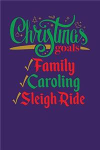 Christmas Goals Family Caroling Sleigh Ride