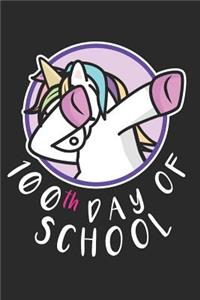 Unicorn Dabbing 100th Day for School
