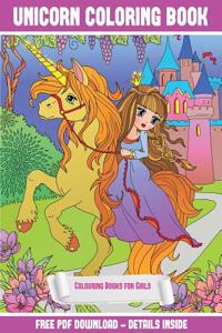 Colouring Books for Girls (Unicorn Coloring Book)