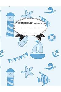 Composition Notebook, 8.5 x 11, 110 pages