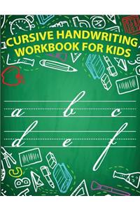 Cursive handwriting workbook for kids