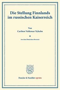 Die Stellung Finnlands Im Russischen Kaiserreich