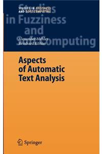 Aspects of Automatic Text Analysis