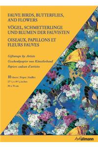 Giftwrap: Fauve Birds, Butterflies and Flowers