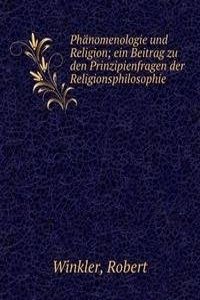 Phanomenologie und Religion