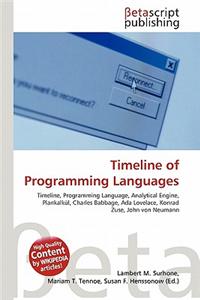 Timeline of Programming Languages