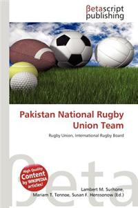 Pakistan National Rugby Union Team
