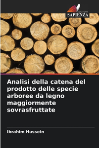 Analisi della catena del prodotto delle specie arboree da legno maggiormente sovrasfruttate