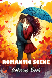 Romantic Scene Coloring Book