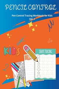 Pencil Control Book for Kids Ages 3-5