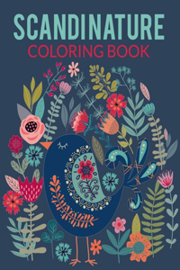 Scandi Nature Coloring Book