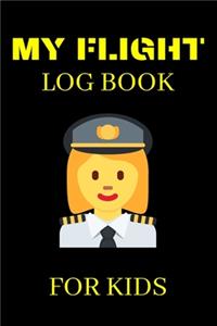 My Flight Log Book for kids