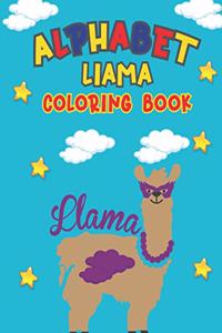 Alphabet Liama Coloring Book