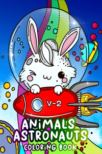 Animals Astronauts Coloring Book