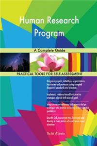 Human Research Program A Complete Guide