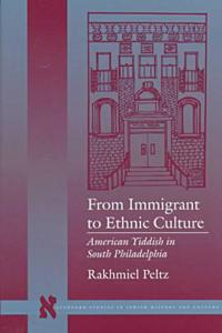 From Immigrant to Ethnic Culture