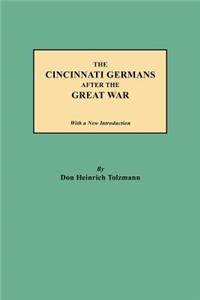 Cincinnati Germans After the Great War