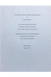Applicability of Systems Thinking to Modern Entrepreneurs