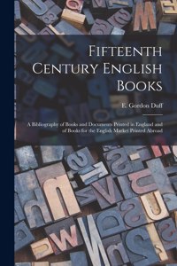 Fifteenth Century English Books