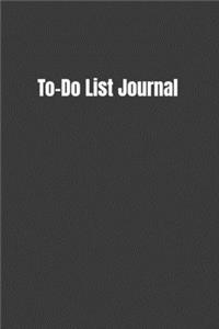 To-Do List Journal