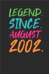 Legend Since August 2002