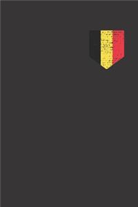 Belgium Pride Belgian Flag Notebook Journal