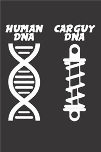 Notebook for car auto mechanic tuner and racer dna