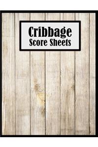 Cribbage Score Sheets