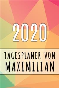 2020 Tagesplaner von Maximilian