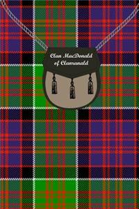 Clan Macdonald of Clanranald Tartan Journal/Notebook