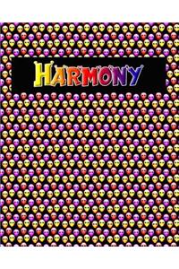 120 Page Handwriting Practice Book with Colorful Alien Cover Harmony