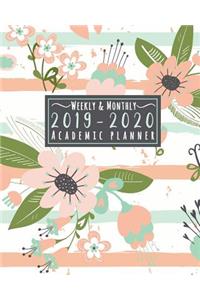 Weekly And Monthly 2019-2020 Academic Planner