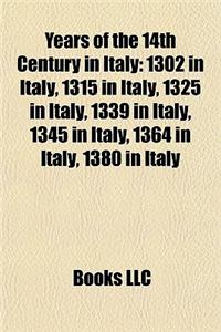 Years of the 14th Century in Italy