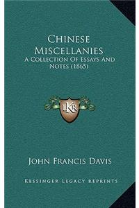 Chinese Miscellanies