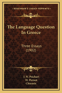 The Language Question In Greece