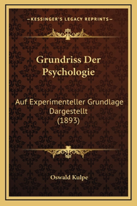 Grundriss Der Psychologie
